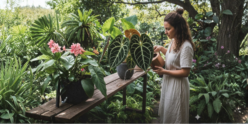 Anthurium Crystallinum , Crystal Anthurium