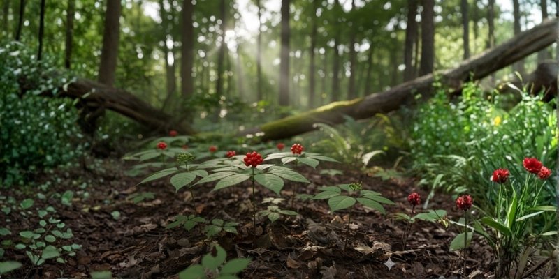 ginseng plants , jensen plant