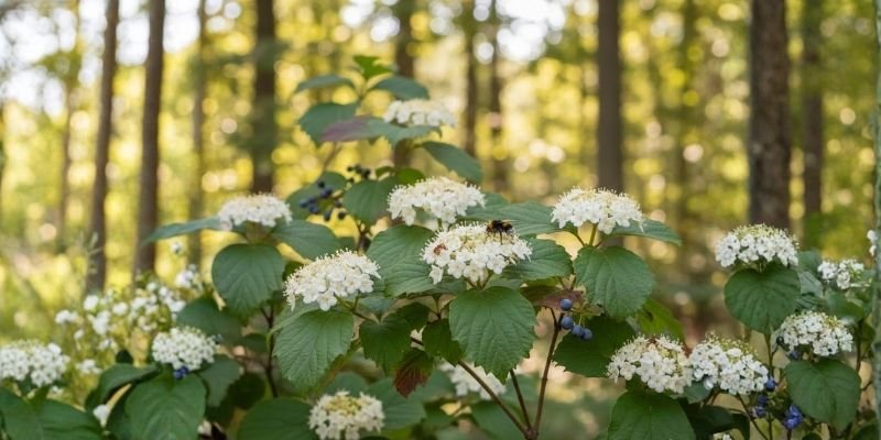 arrowwood viburnum, viburnum dentatum